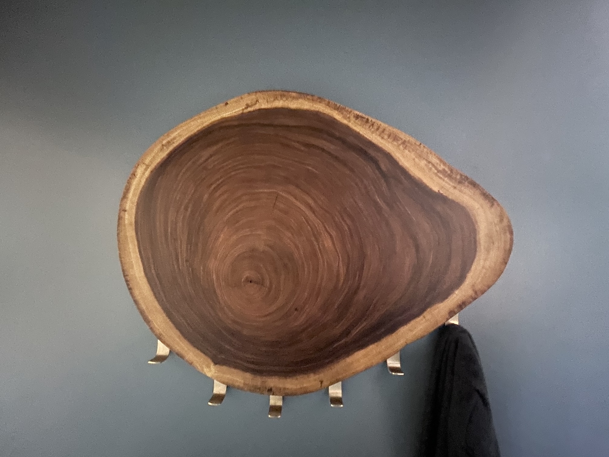 Monkey Pod Cookie Coat Rack